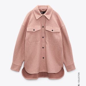 Zara Soft Pink Overshirt